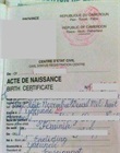 Acte de naissance
